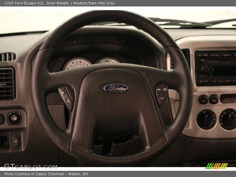 Silver Metallic / Medium/Dark Flint Grey 2005 Ford Escape XLS