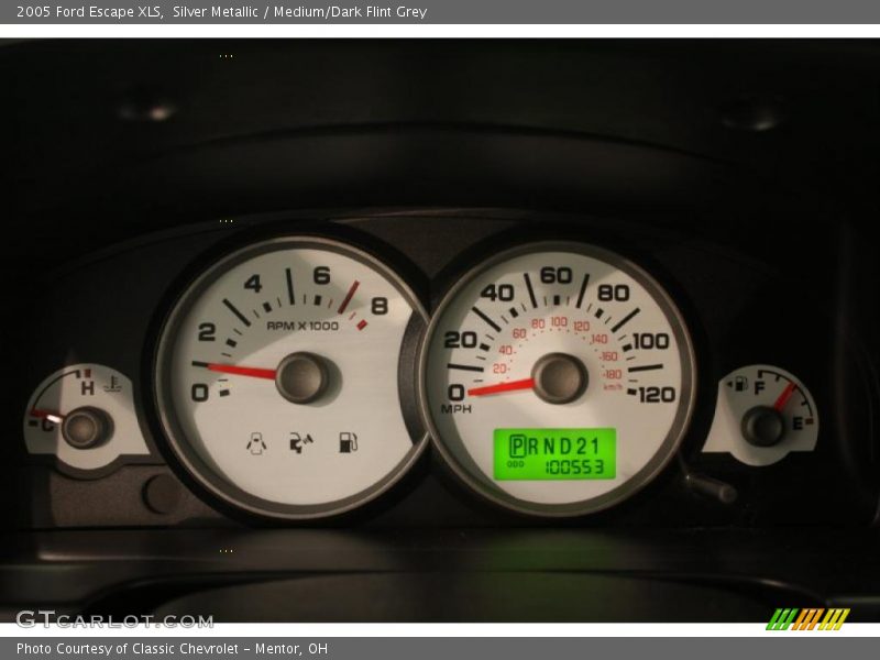 Silver Metallic / Medium/Dark Flint Grey 2005 Ford Escape XLS