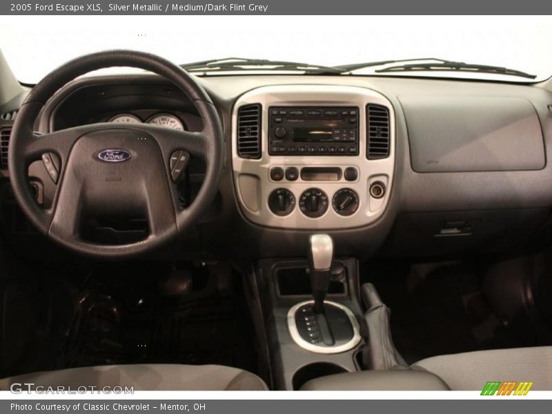 Silver Metallic / Medium/Dark Flint Grey 2005 Ford Escape XLS