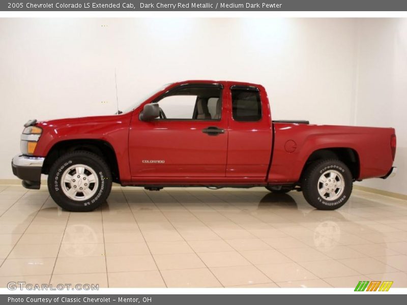 Dark Cherry Red Metallic / Medium Dark Pewter 2005 Chevrolet Colorado LS Extended Cab