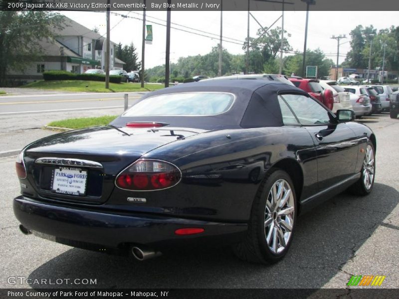 Bay Blue Metallic / Ivory 2006 Jaguar XK XK8 Victory Edition Convertible