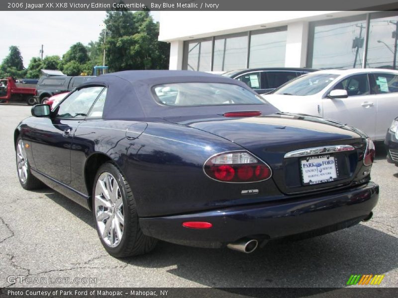 Bay Blue Metallic / Ivory 2006 Jaguar XK XK8 Victory Edition Convertible