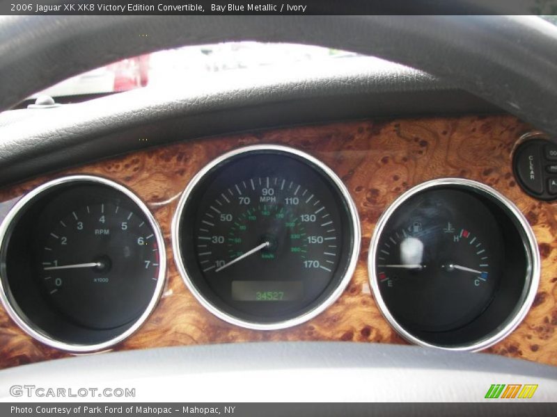 Bay Blue Metallic / Ivory 2006 Jaguar XK XK8 Victory Edition Convertible