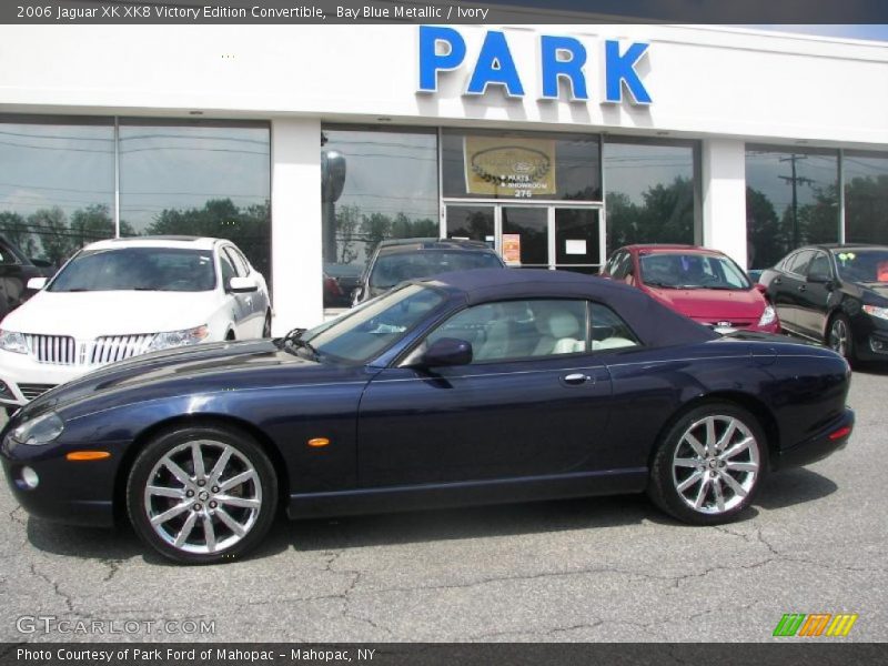 Bay Blue Metallic / Ivory 2006 Jaguar XK XK8 Victory Edition Convertible