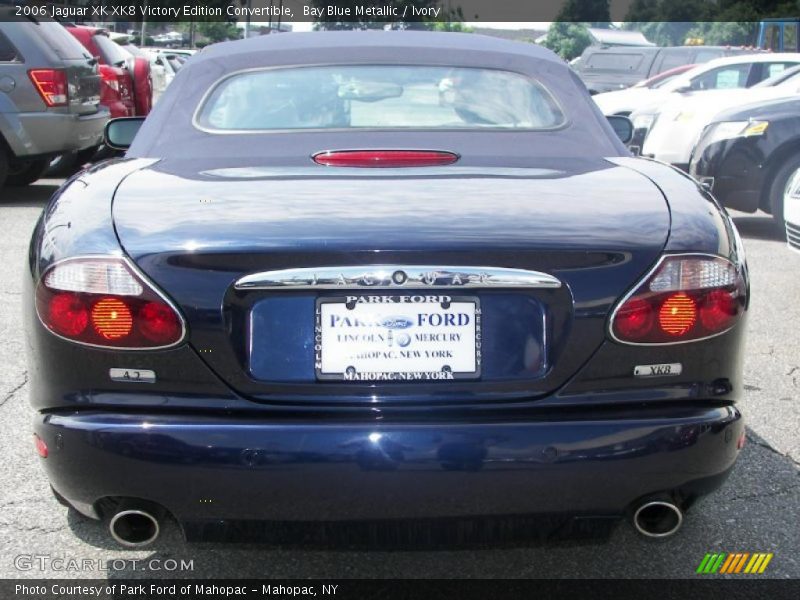 Bay Blue Metallic / Ivory 2006 Jaguar XK XK8 Victory Edition Convertible
