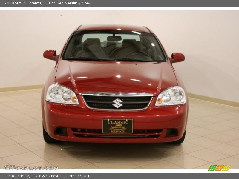 Fusion Red Metallic / Grey 2008 Suzuki Forenza