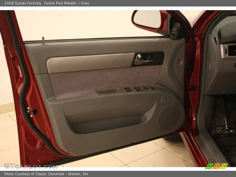 Fusion Red Metallic / Grey 2008 Suzuki Forenza