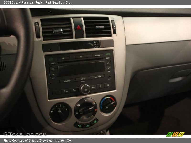 Fusion Red Metallic / Grey 2008 Suzuki Forenza