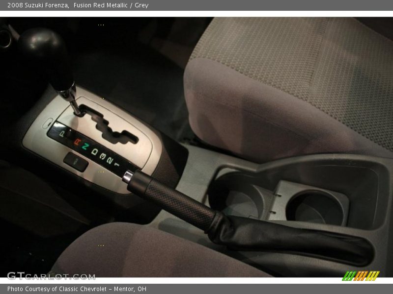Fusion Red Metallic / Grey 2008 Suzuki Forenza