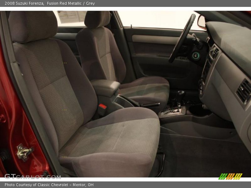 Fusion Red Metallic / Grey 2008 Suzuki Forenza
