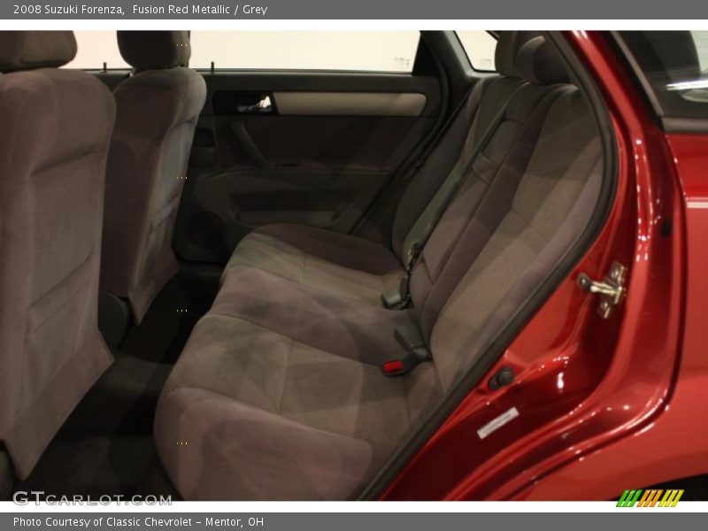 Fusion Red Metallic / Grey 2008 Suzuki Forenza