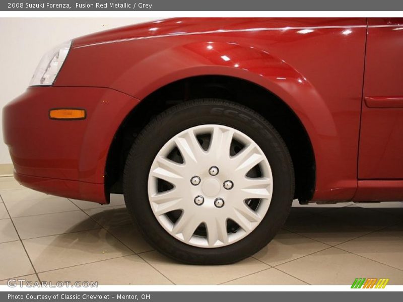 Fusion Red Metallic / Grey 2008 Suzuki Forenza