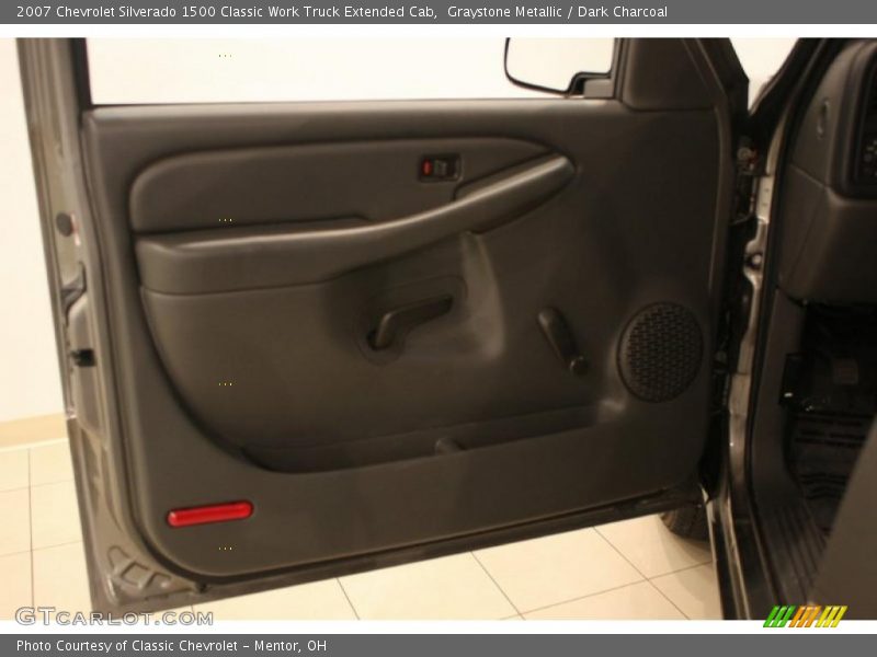 Graystone Metallic / Dark Charcoal 2007 Chevrolet Silverado 1500 Classic Work Truck Extended Cab
