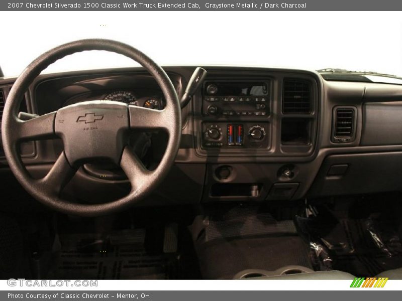 Graystone Metallic / Dark Charcoal 2007 Chevrolet Silverado 1500 Classic Work Truck Extended Cab