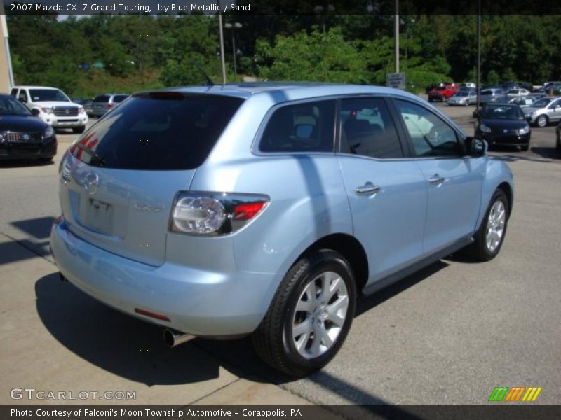 Icy Blue Metallic / Sand 2007 Mazda CX-7 Grand Touring