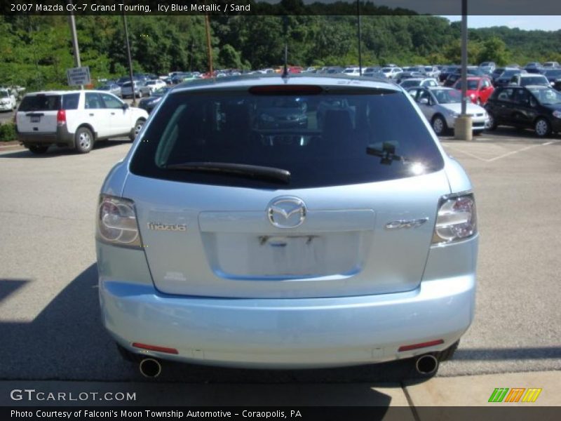 Icy Blue Metallic / Sand 2007 Mazda CX-7 Grand Touring