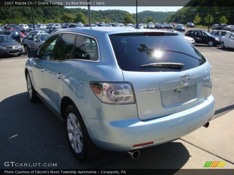 Icy Blue Metallic / Sand 2007 Mazda CX-7 Grand Touring