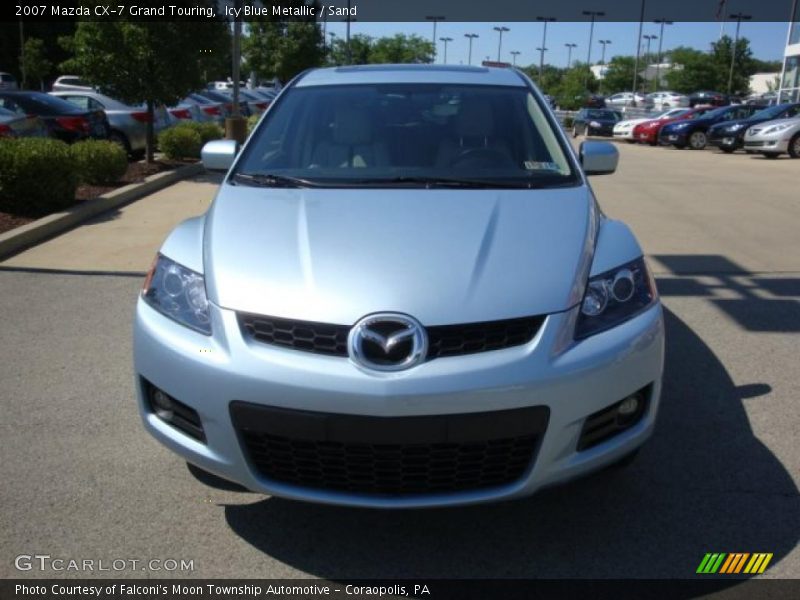 Icy Blue Metallic / Sand 2007 Mazda CX-7 Grand Touring