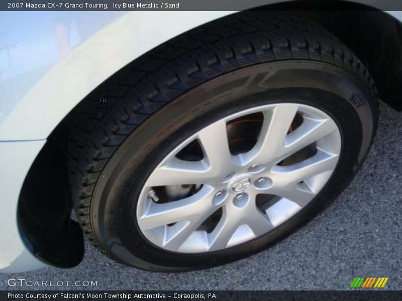 Icy Blue Metallic / Sand 2007 Mazda CX-7 Grand Touring