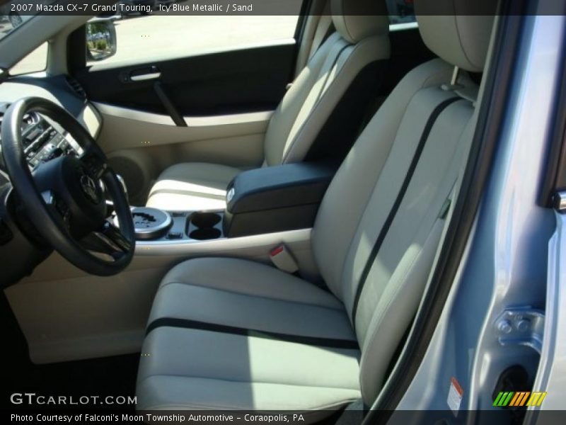 Icy Blue Metallic / Sand 2007 Mazda CX-7 Grand Touring