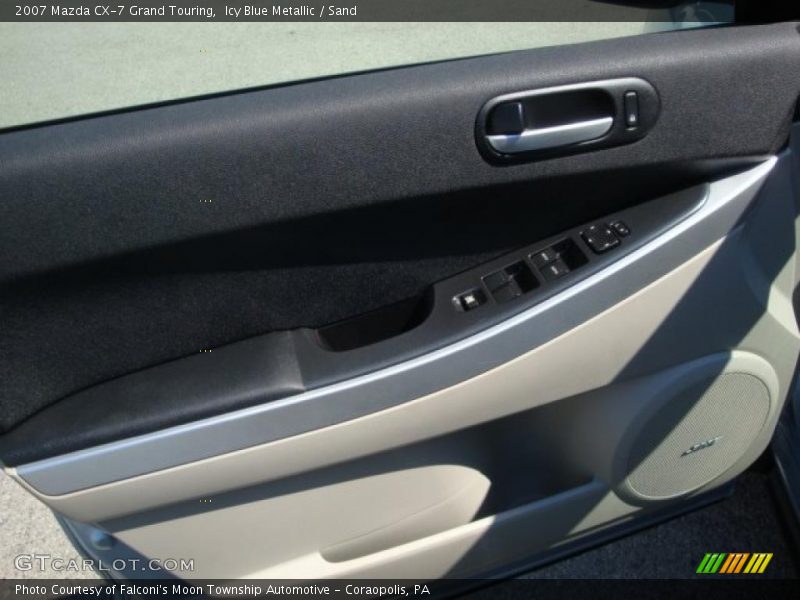 Icy Blue Metallic / Sand 2007 Mazda CX-7 Grand Touring