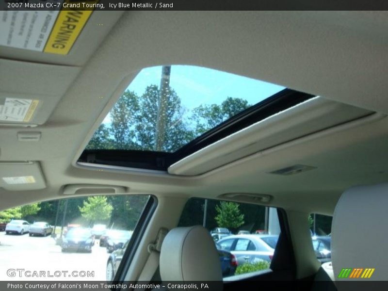 Icy Blue Metallic / Sand 2007 Mazda CX-7 Grand Touring