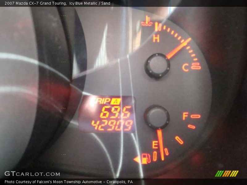 Icy Blue Metallic / Sand 2007 Mazda CX-7 Grand Touring
