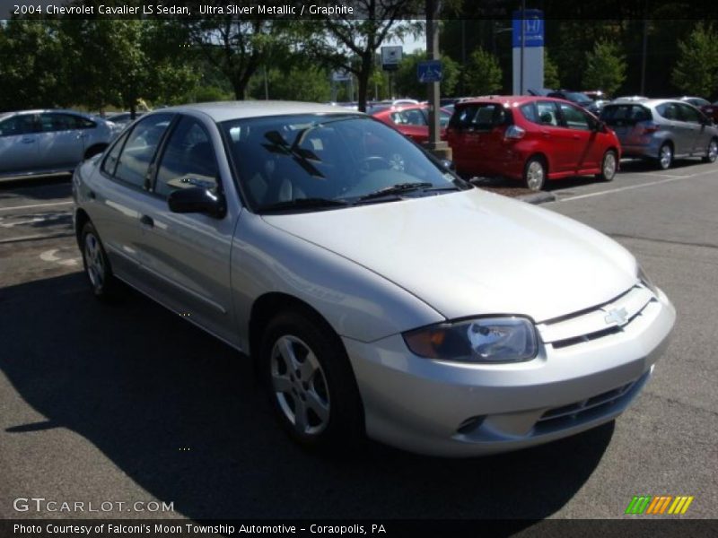 Ultra Silver Metallic / Graphite 2004 Chevrolet Cavalier LS Sedan