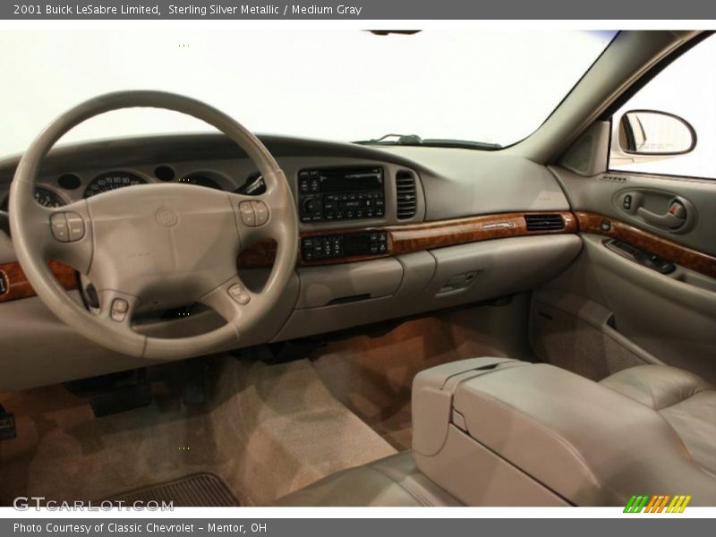 Sterling Silver Metallic / Medium Gray 2001 Buick LeSabre Limited