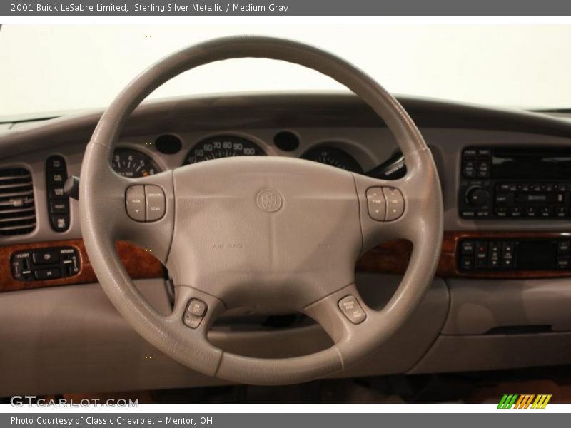 Sterling Silver Metallic / Medium Gray 2001 Buick LeSabre Limited