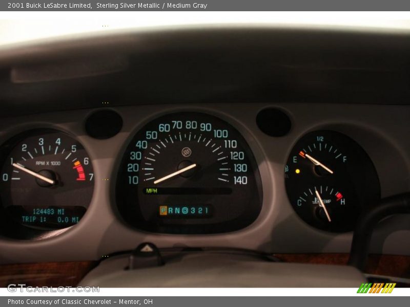 Sterling Silver Metallic / Medium Gray 2001 Buick LeSabre Limited