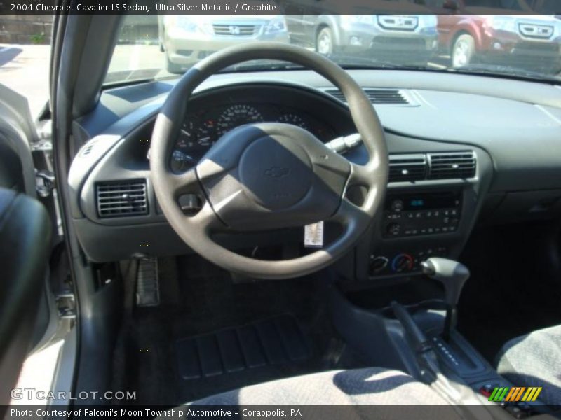 Ultra Silver Metallic / Graphite 2004 Chevrolet Cavalier LS Sedan