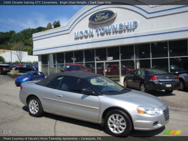 Bright Silver Metallic / Dark Slate Gray 2006 Chrysler Sebring GTC Convertible
