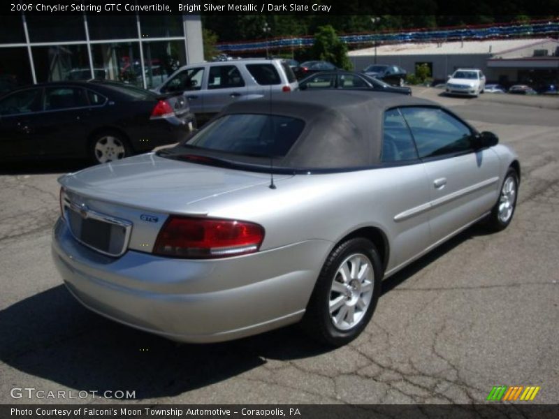 Bright Silver Metallic / Dark Slate Gray 2006 Chrysler Sebring GTC Convertible