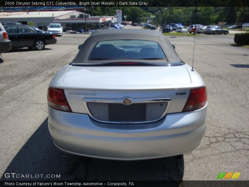 Bright Silver Metallic / Dark Slate Gray 2006 Chrysler Sebring GTC Convertible