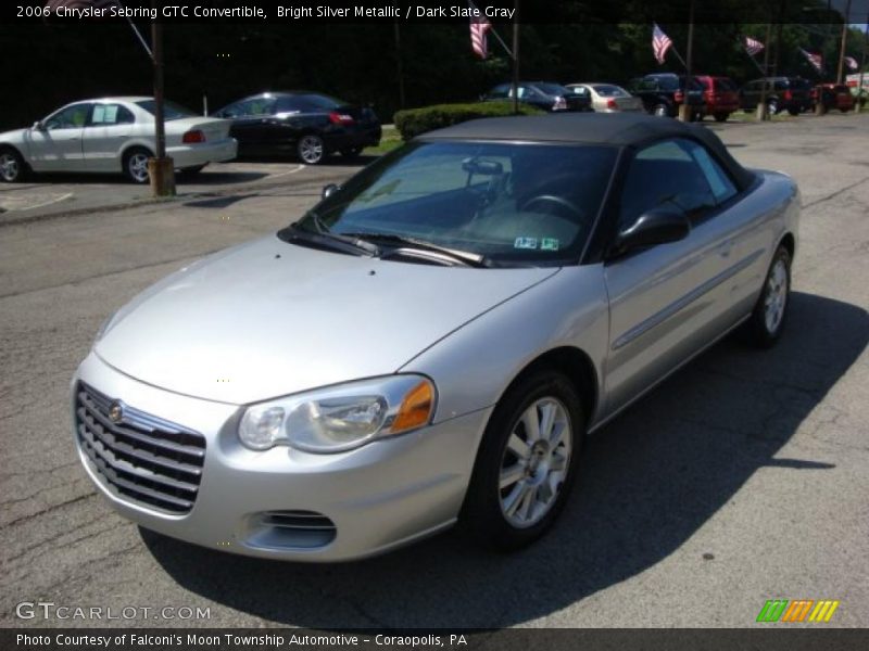 Bright Silver Metallic / Dark Slate Gray 2006 Chrysler Sebring GTC Convertible