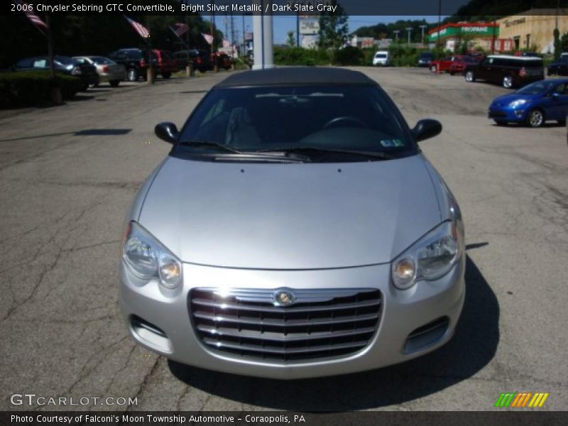 Bright Silver Metallic / Dark Slate Gray 2006 Chrysler Sebring GTC Convertible