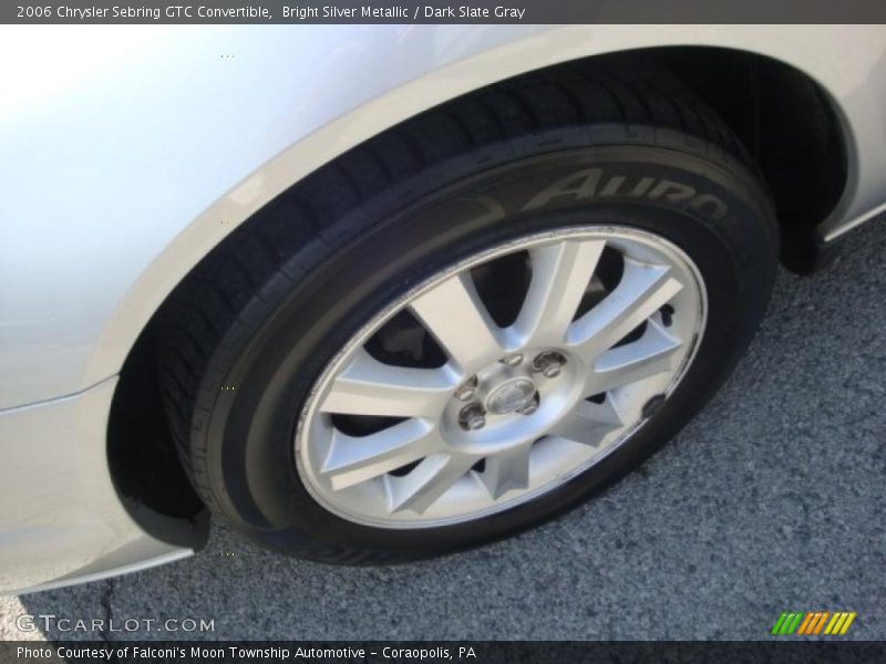 Bright Silver Metallic / Dark Slate Gray 2006 Chrysler Sebring GTC Convertible