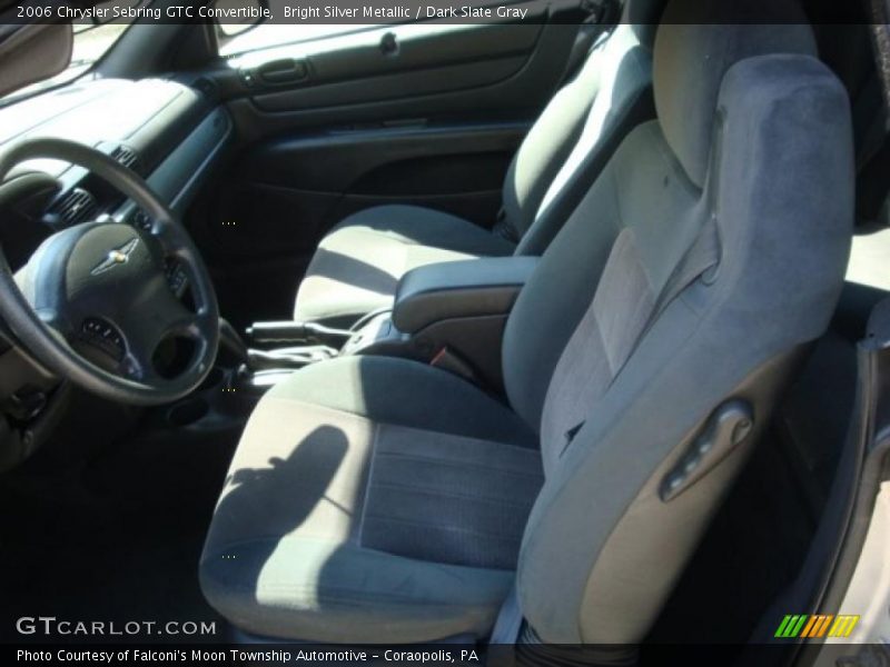 Bright Silver Metallic / Dark Slate Gray 2006 Chrysler Sebring GTC Convertible