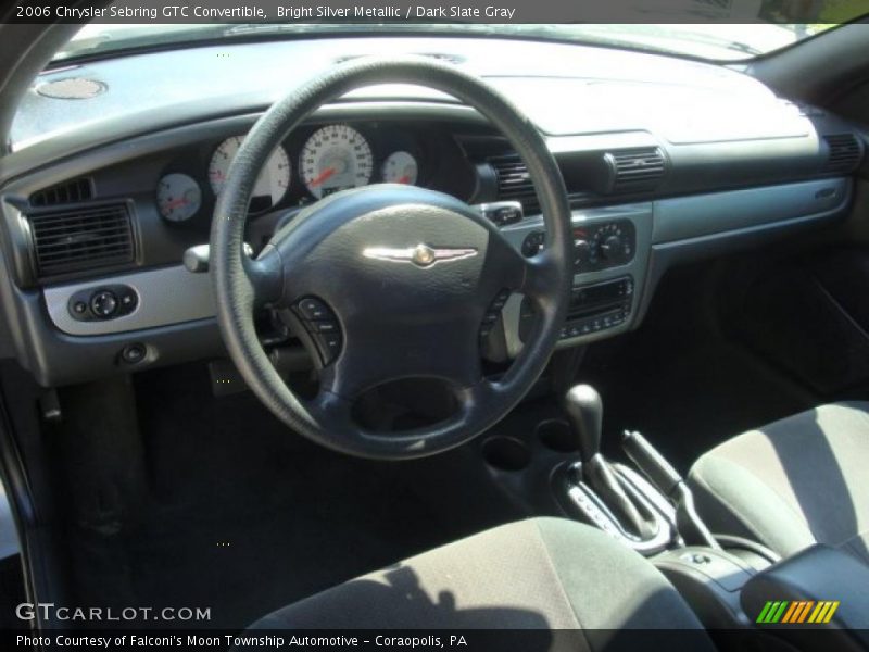 Bright Silver Metallic / Dark Slate Gray 2006 Chrysler Sebring GTC Convertible