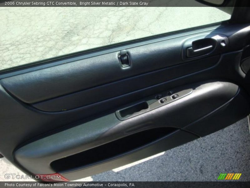Bright Silver Metallic / Dark Slate Gray 2006 Chrysler Sebring GTC Convertible