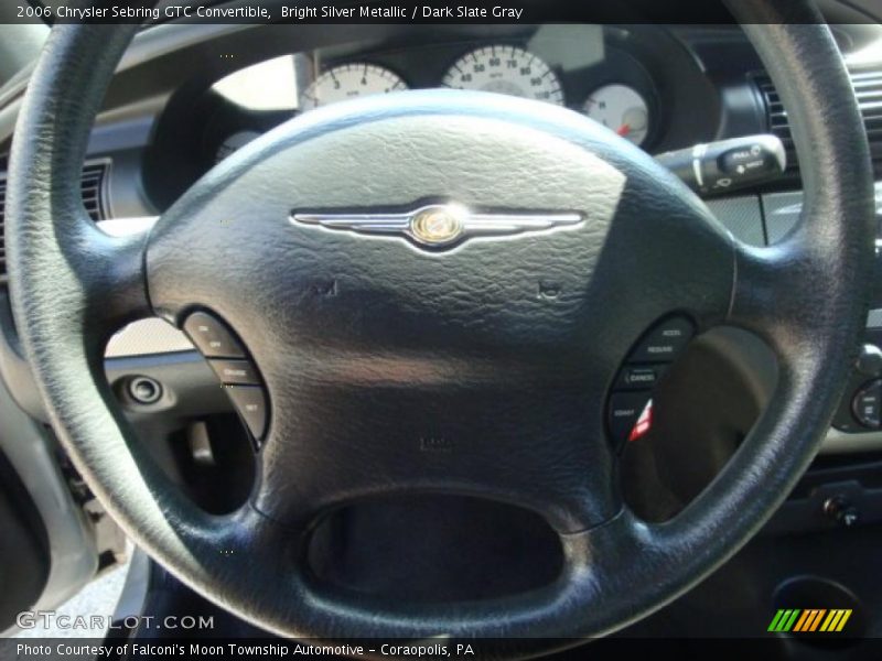 Bright Silver Metallic / Dark Slate Gray 2006 Chrysler Sebring GTC Convertible