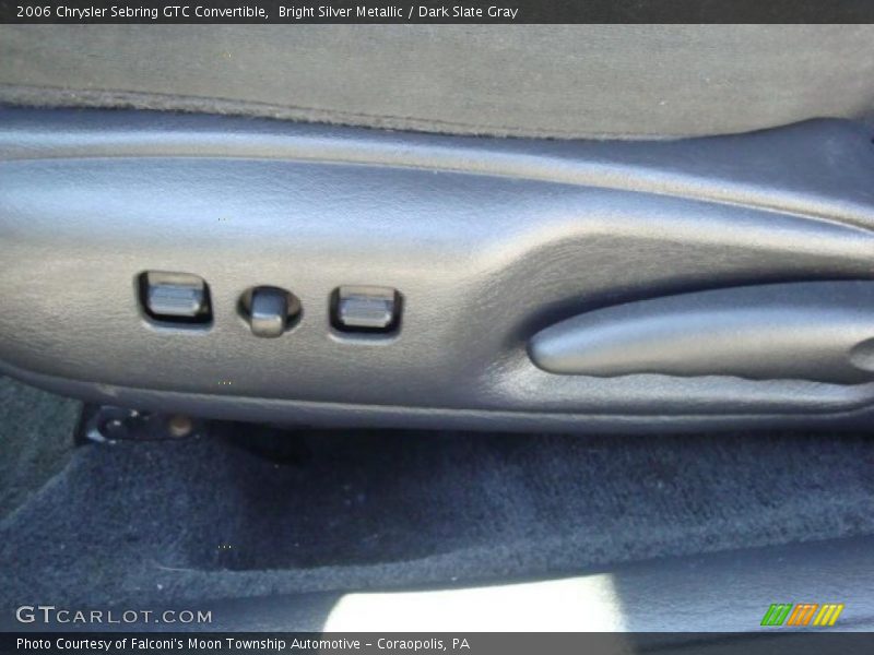 Bright Silver Metallic / Dark Slate Gray 2006 Chrysler Sebring GTC Convertible