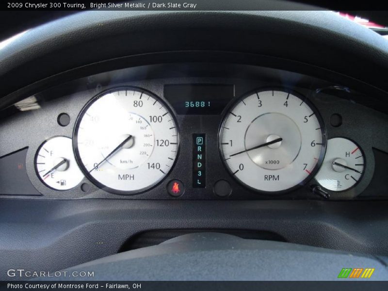 Bright Silver Metallic / Dark Slate Gray 2009 Chrysler 300 Touring