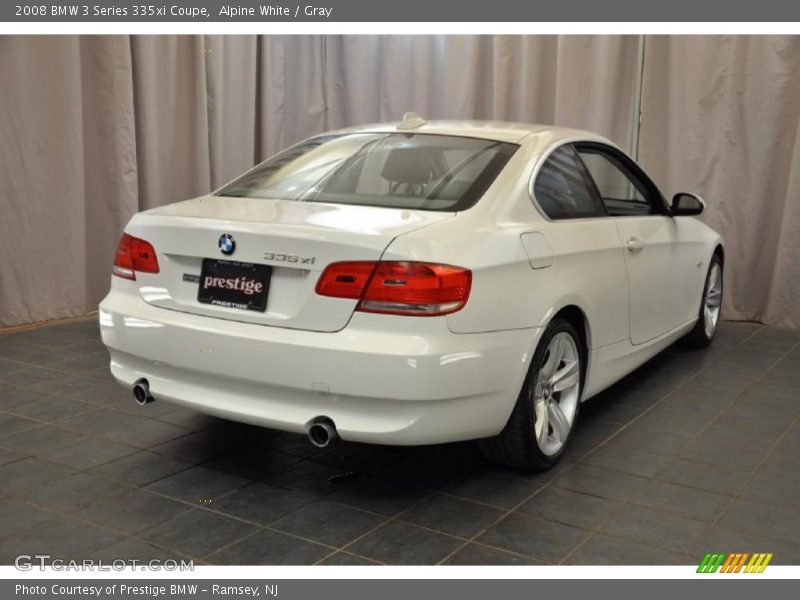 Alpine White / Gray 2008 BMW 3 Series 335xi Coupe
