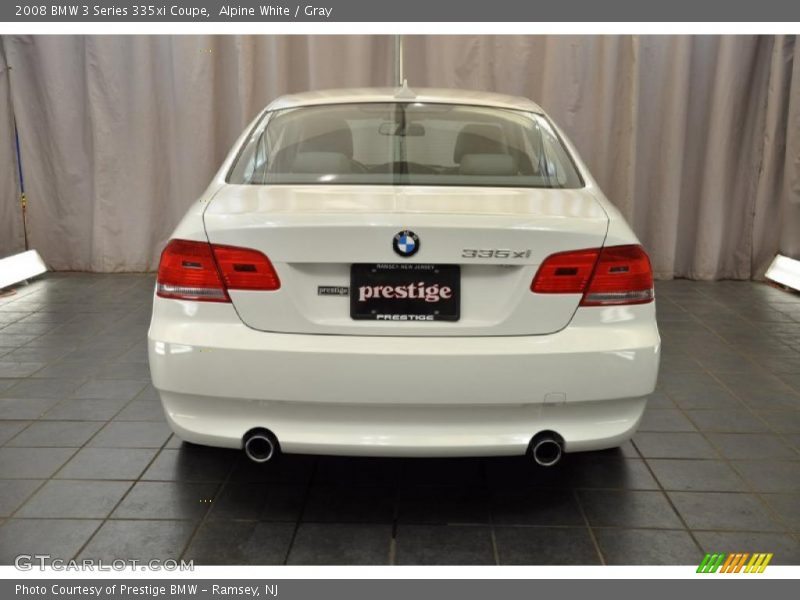 Alpine White / Gray 2008 BMW 3 Series 335xi Coupe