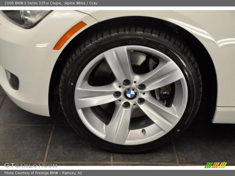 Alpine White / Gray 2008 BMW 3 Series 335xi Coupe