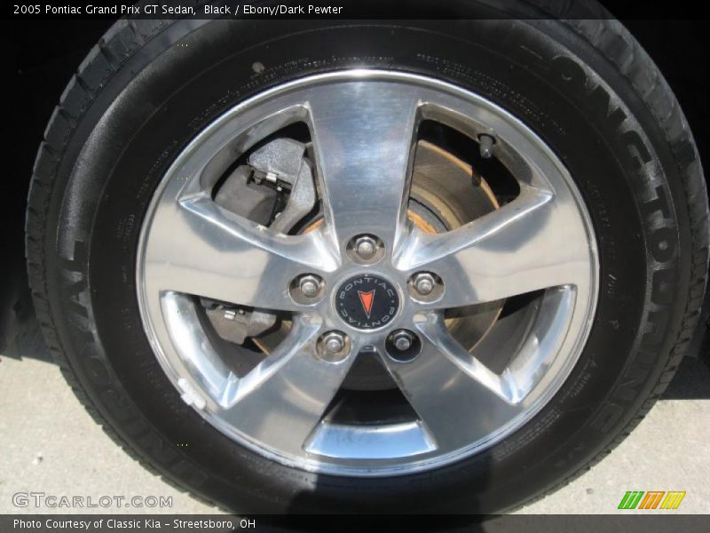 Black / Ebony/Dark Pewter 2005 Pontiac Grand Prix GT Sedan