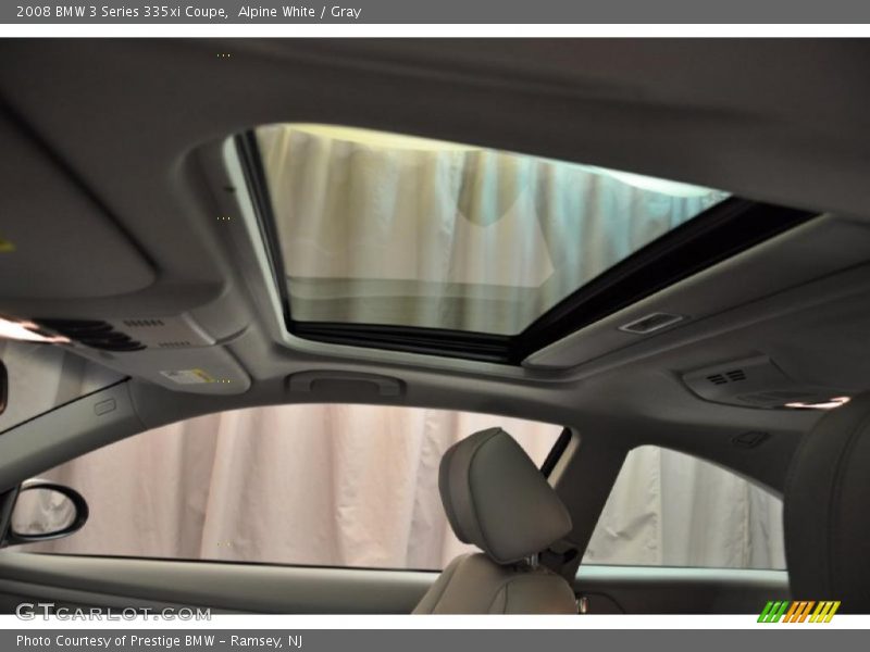 Alpine White / Gray 2008 BMW 3 Series 335xi Coupe