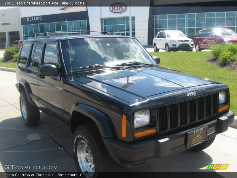 Black / Agate 2001 Jeep Cherokee Sport 4x4